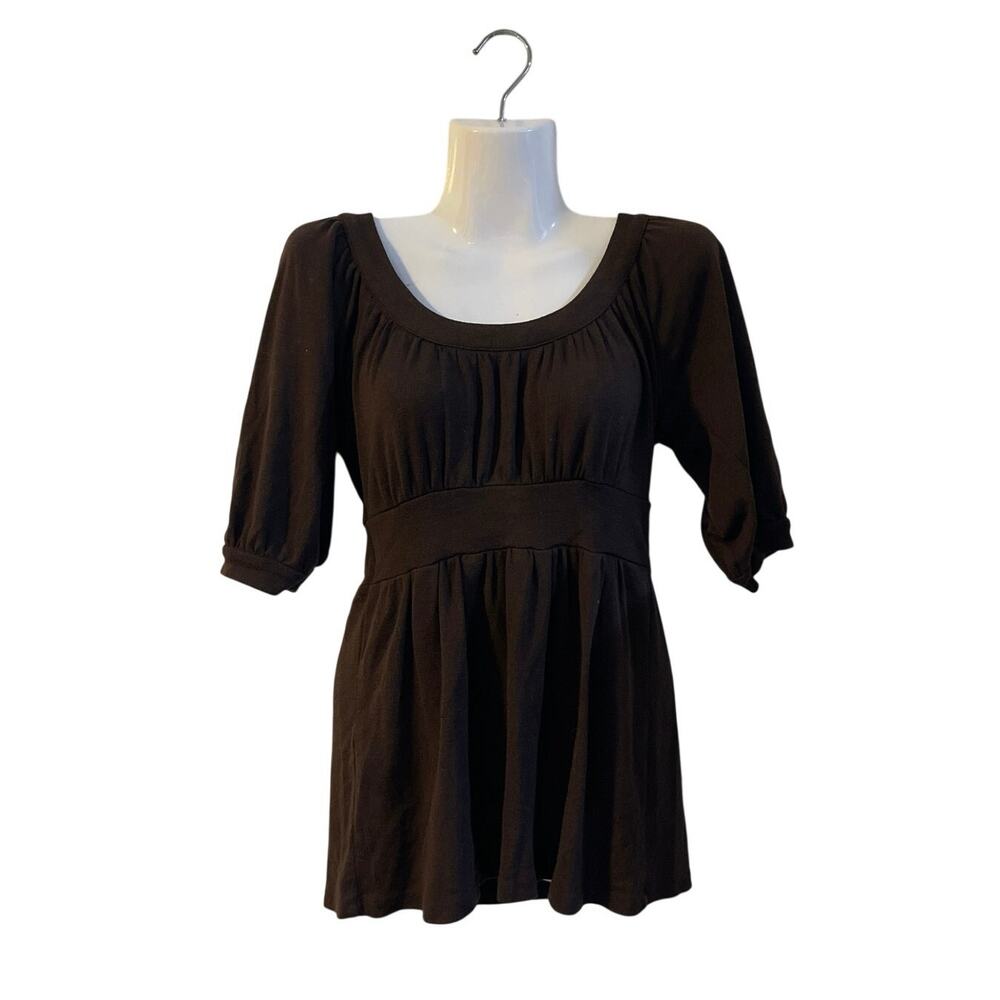 INC International Concepts Empire Waist Babydoll Blouse SZ S Y2K Streetwear